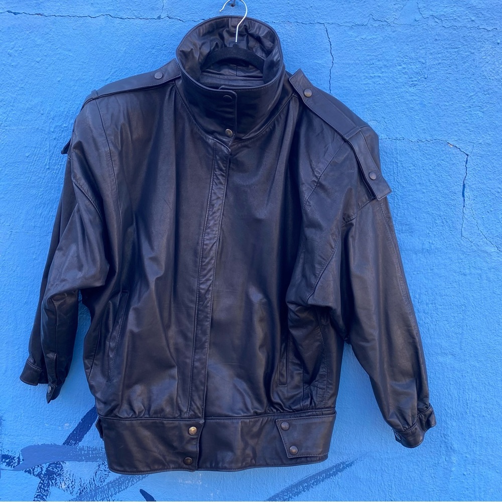 Women's Black Leather Jacket
